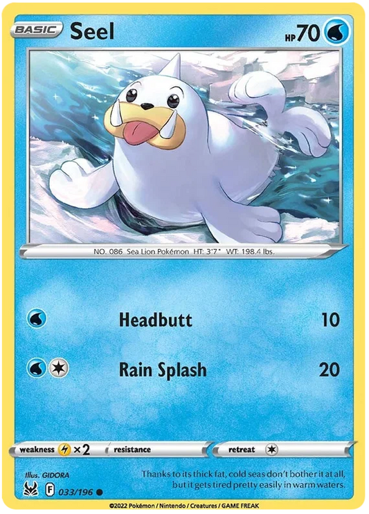 Seel (033/196) - Lost Origin