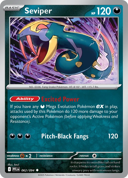 Seviper (062/094) - Phantasmal Flames