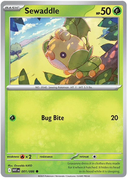 Sewaddle (001/086) - White Flare