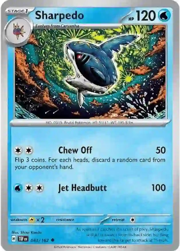 Sharpedo (043/162) - Temporal Forces