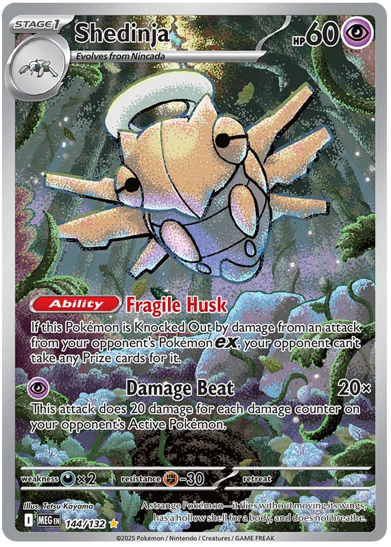 Shedinja (144/132) Illustration Rare - Mega Evolution