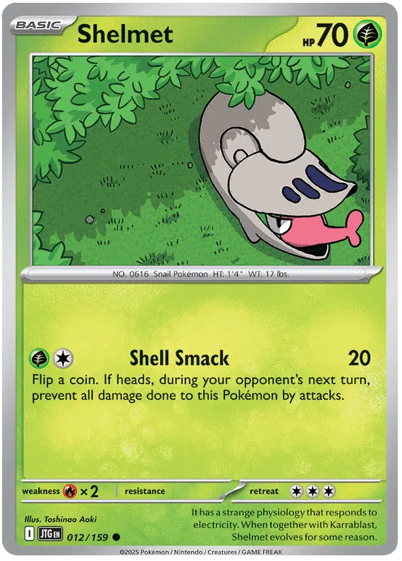 Shelmet [Reverse Holo] (012/159) - Journey Together