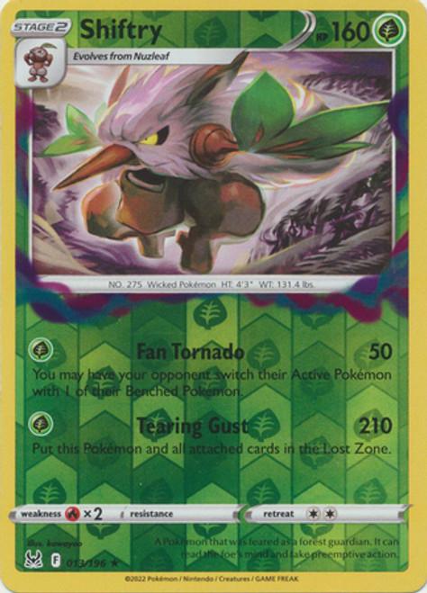Shiftry Reverse Holo (013/196) - Lost Origin