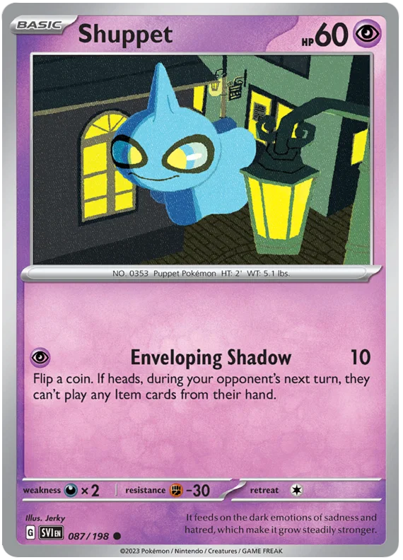 Shuppet (087/198) - Scarlet & Violet