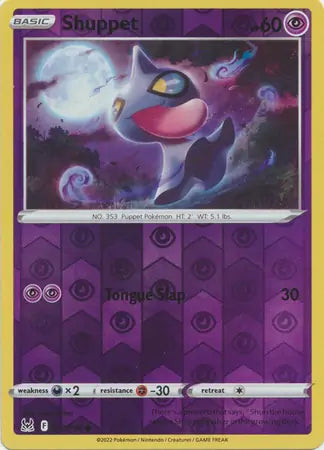 Shuppet Reverse Holo (072/196) - Lost Origin