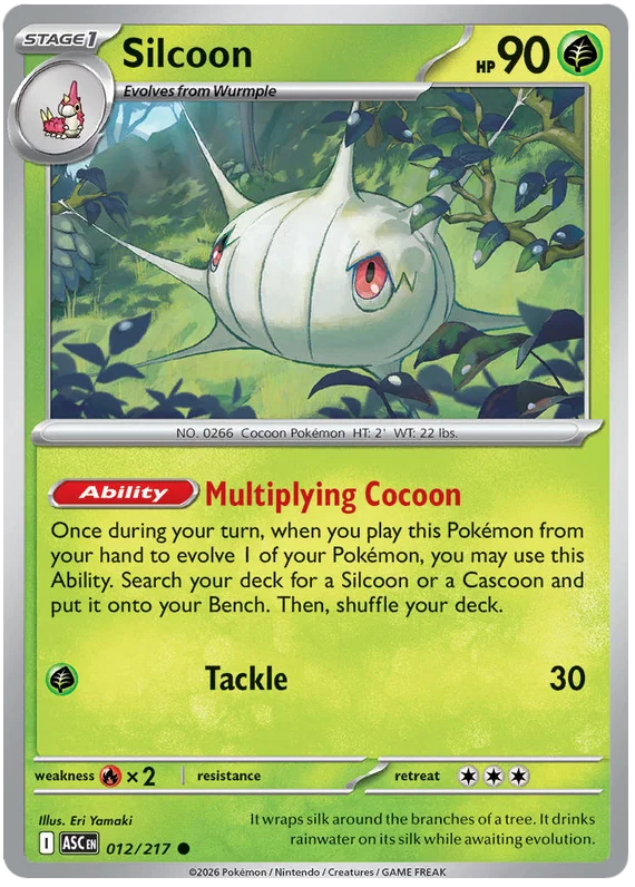 Silcoon (012/217) - Ascended Heroes