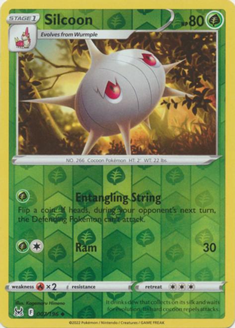 Silcoon Reverse Holo (007/196) - Lost Origin