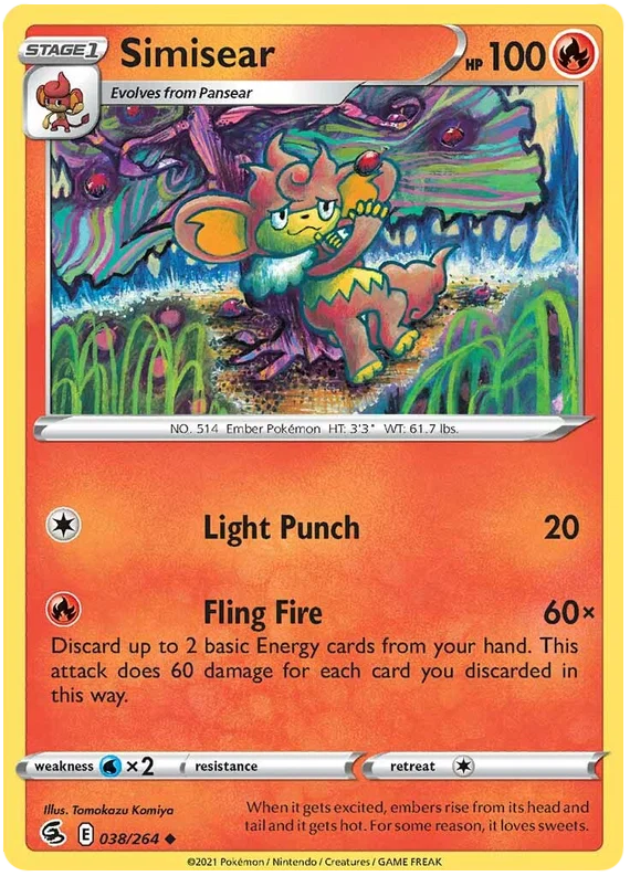 Simisear (038/264) - Fusion Strike