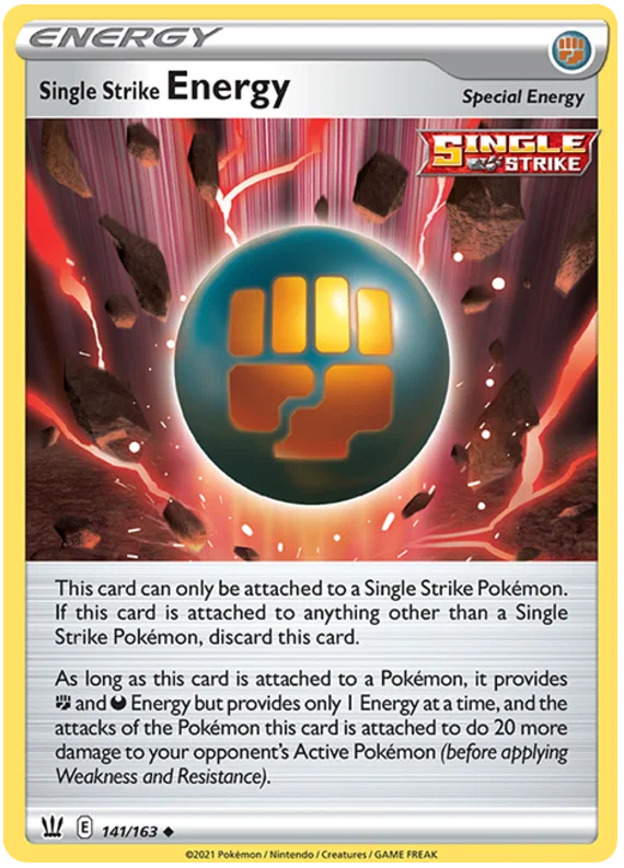 Single Strike Energy (141/163) - Battle Styles