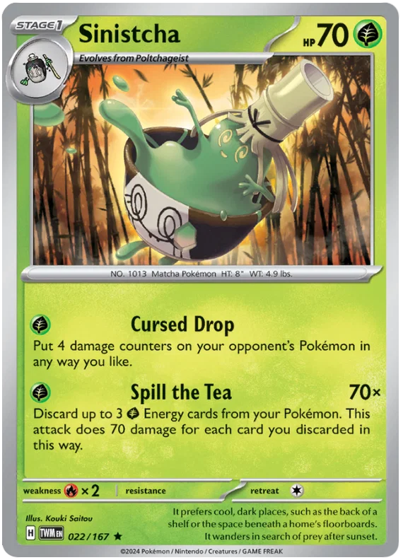 Sinistcha [Reverse Holo] (022/167) - Twilight Masquerade