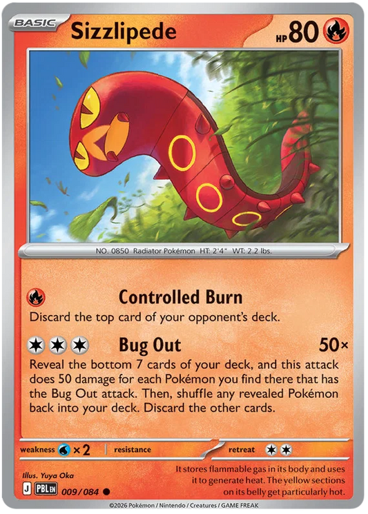 Sizzlipede (009/084) - Pitch Black