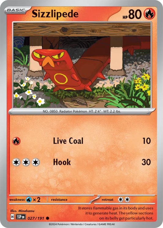 Sizzlipede (027/191) - Surging Sparks