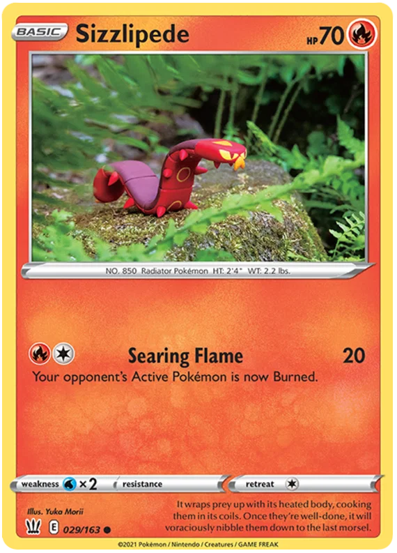 Sizzlipede (029/163) - Battle Styles
