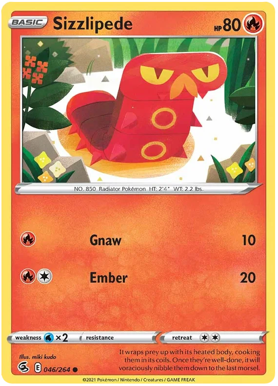 Sizzlipede (046/264) - Fusion Strike