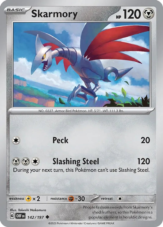 Skarmory (142/197) - Obsidian Flames