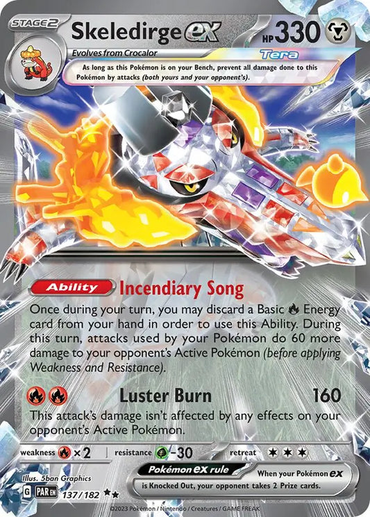 Skeledirge ex (137/182) - Paradox Rift