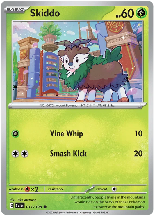 Skiddo (011/198) - Scarlet & Violet