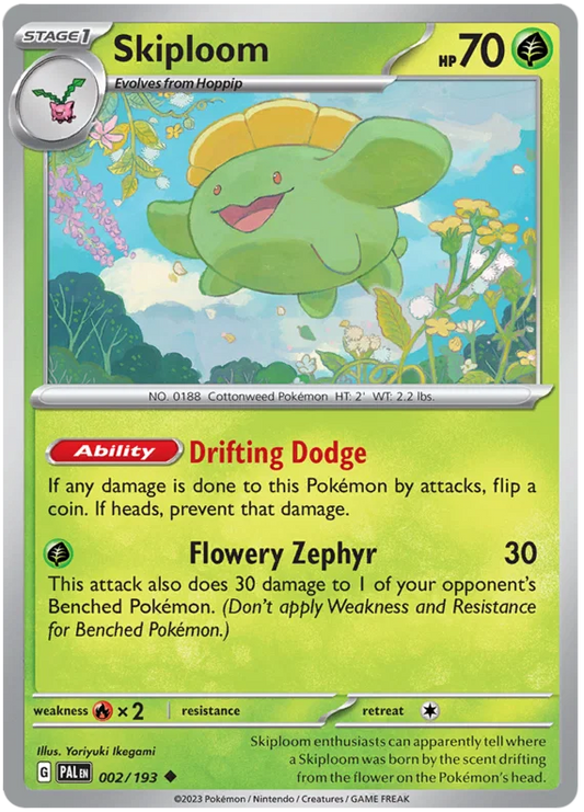 Skiploom (002/193) - Paldea Evolved