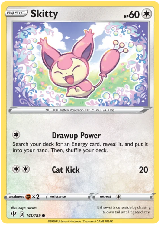 Skitty (141/189) - Darkness Ablaze