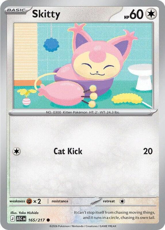 Skitty [Ball Reverse Holo] (165/217) - Ascended Heroes