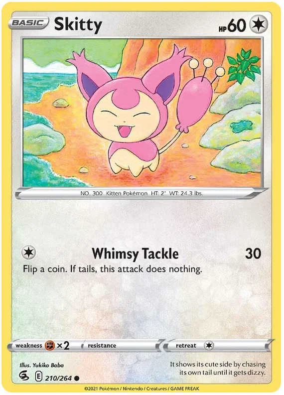 Skitty [Reverse Holo] (210/264) - Fusion Strike