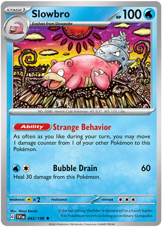 Slowbro Holo (043/198) - Scarlet & Violet