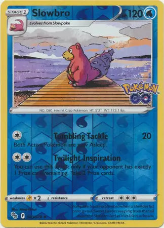 Slowbro Reverse Holo (020/078) - Pokémon Go