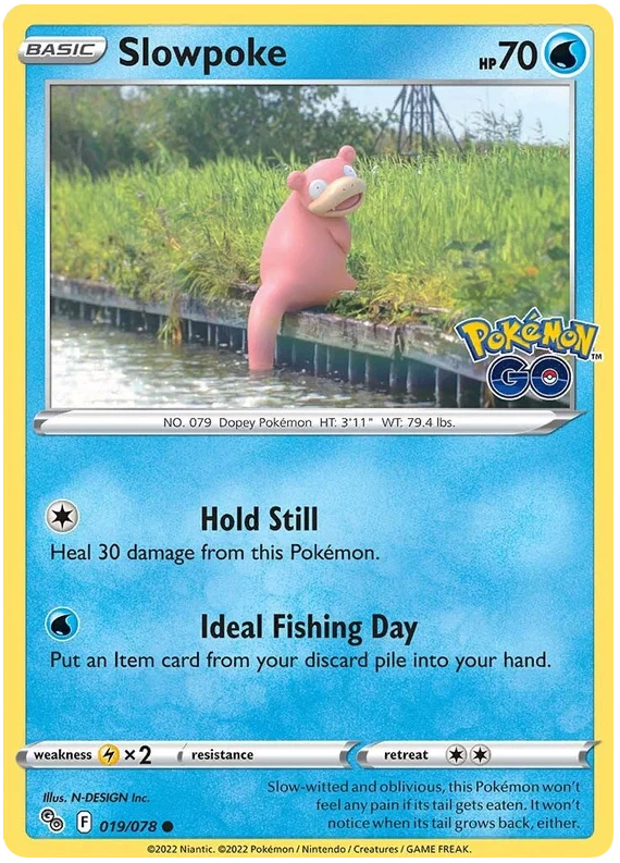 Slowpoke [Reverse Holo] (019/078) - Pokémon Go