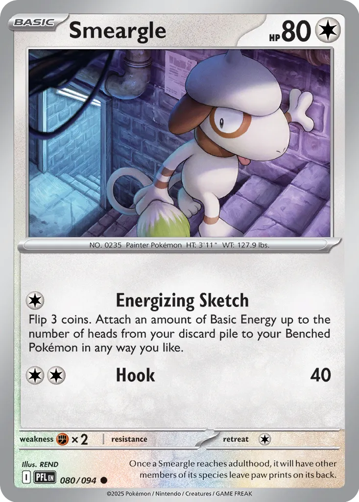 Smeargle [Reverse Holo] (080/094) - Phantasmal Flames