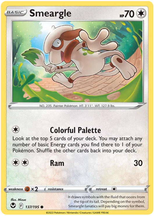 Smeargle (137/195) - Silver Tempest
