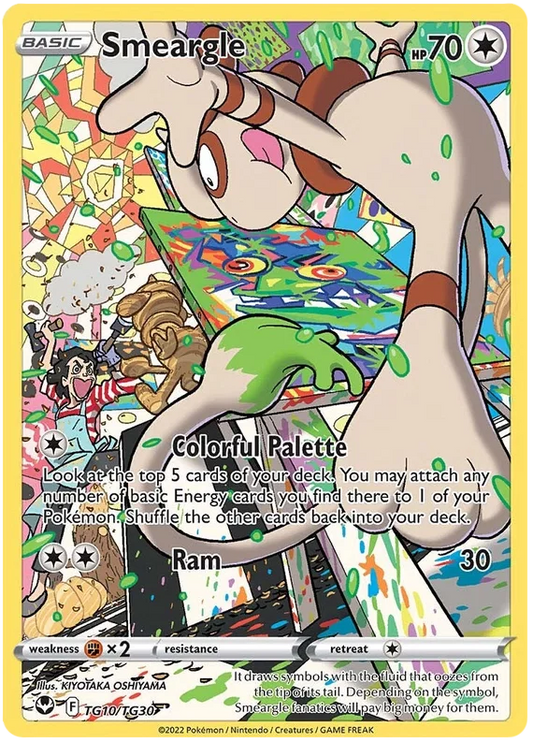 Smeargle (TG10/TG30) - Silver Tempest - Trainer Gallery