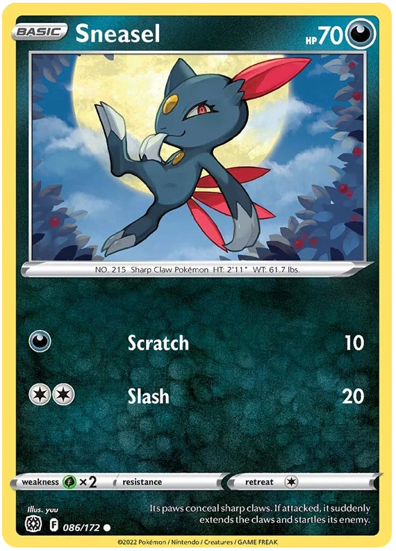 Sneasel (086/172) - Brilliant Stars