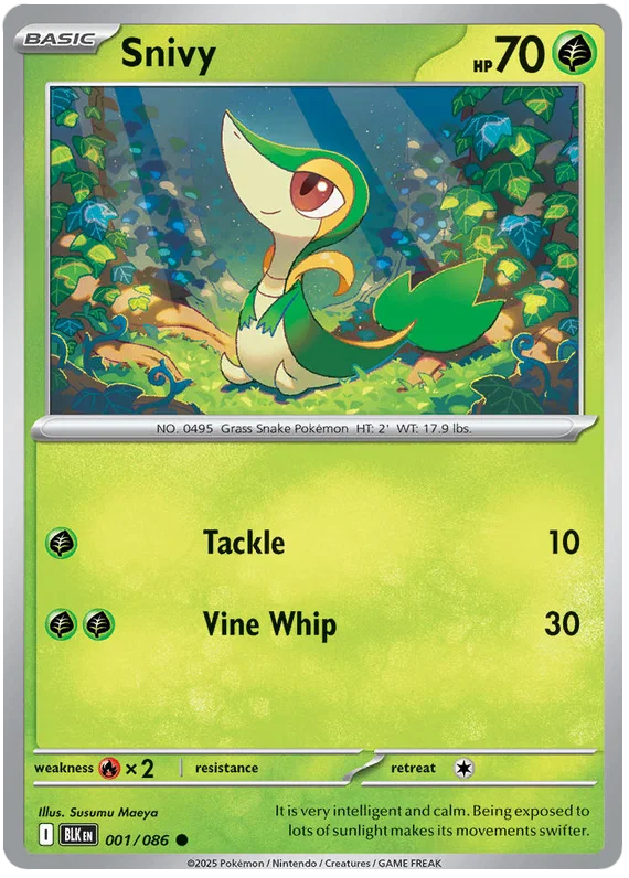 Snivy (001/086) - Black Bolt