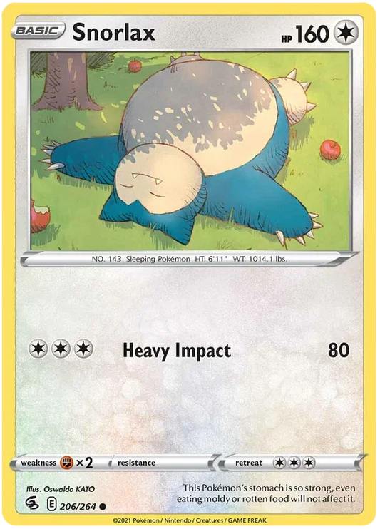 Snorlax (206/264) - Fusion Strike