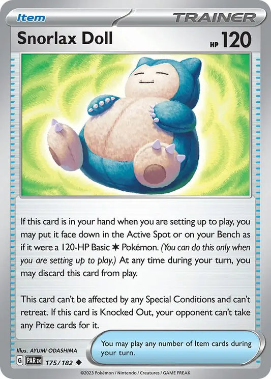 Snorlax Doll (175/182) - Paradox Rift