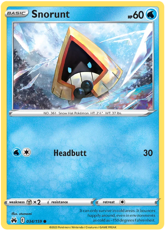 Snorunt (034/159) - Crown Zenith