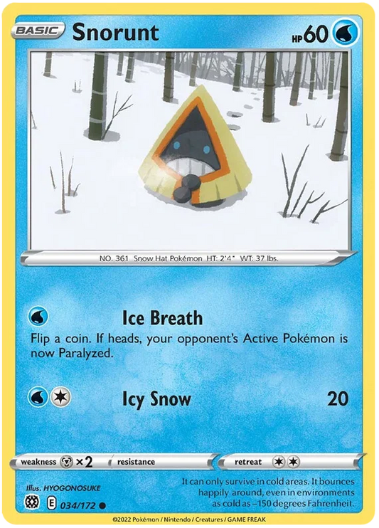 Snorunt (034/172) - Brilliant Stars