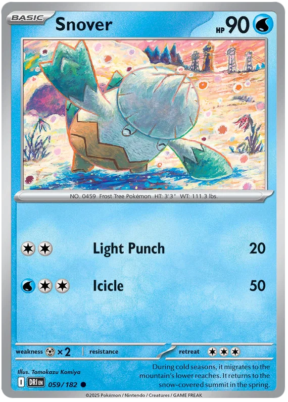 Snover [Reverse Holo] (059/182) - Destined Rivals