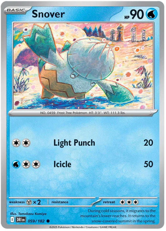 Snover [Reverse Holo] (059/182) - Destined Rivals