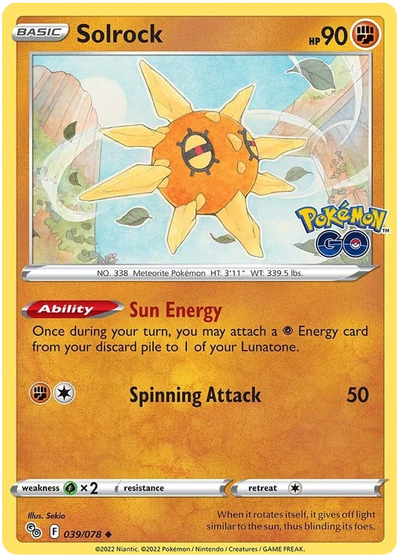 Solrock (039/078) - Pokémon Go