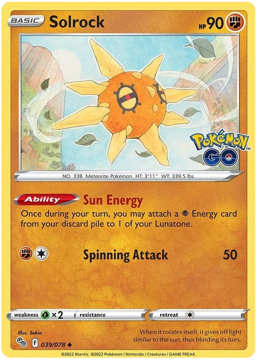 Solrock (039/078) - Pokémon Go