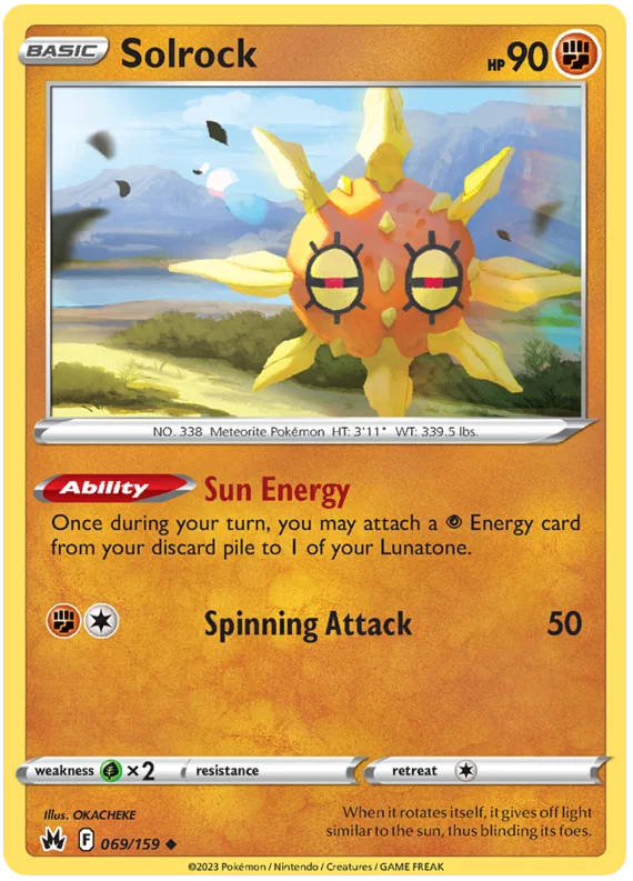 Solrock (069/159) - Crown Zenith