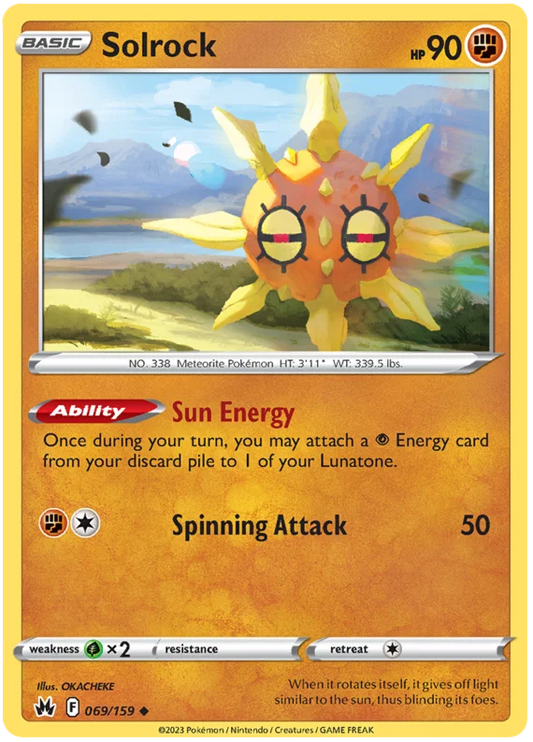 Solrock (069/159) - Crown Zenith