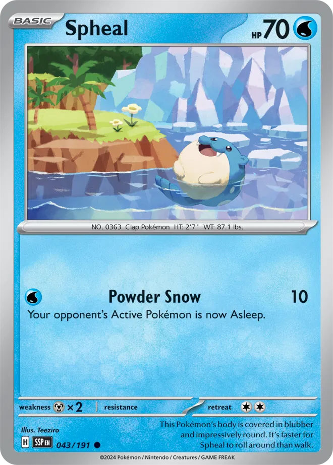 Spheal (043/191) - Surging Sparks