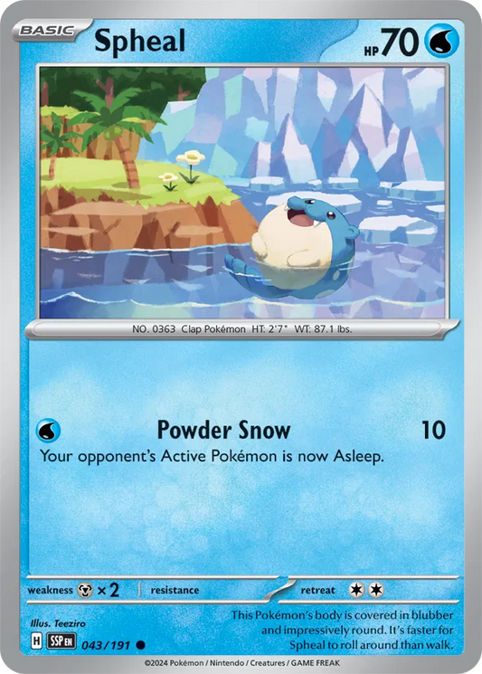 Spheal (043/191) - Surging Sparks