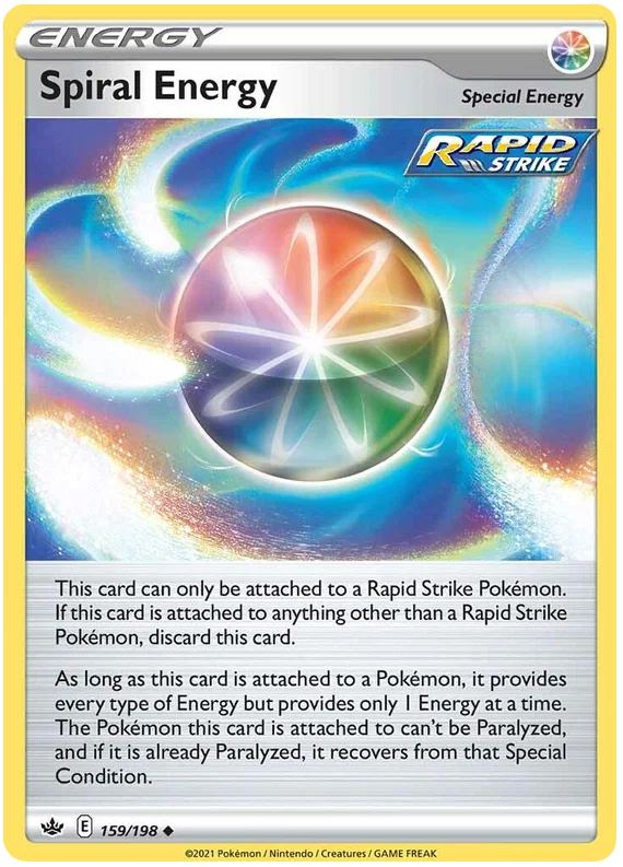 Spiral Energy [Reverse Holo] (159/198) - Chilling Reign