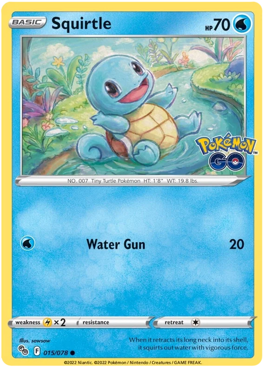 Squirtle (015/078) - Pokémon Go