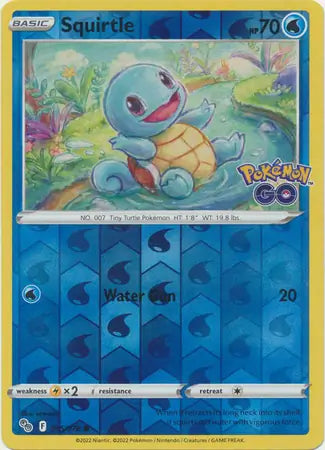 Squirtle Reverse Holo (015/078) - Pokémon Go