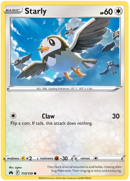 Starly (110/159) - Crown Zenith