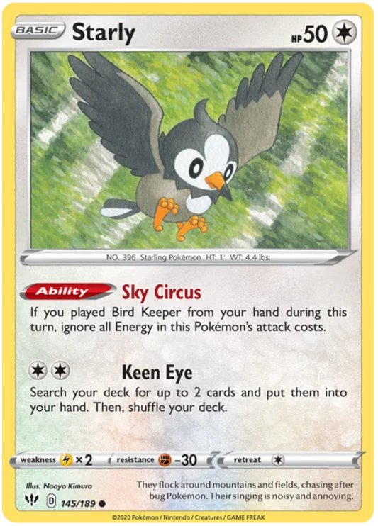 Starly (145/189) - Darkness Ablaze